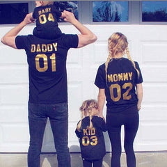 Customize Family Shirt - Jersey Number