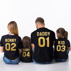 Customize Family Shirt - Jersey Number