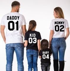 Customize Family Shirt - Jersey Number