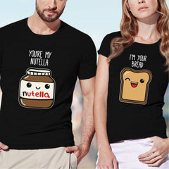 Nuttela and Bread Couple Shirt