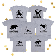 Customize Family Shirt - Dinosaurs