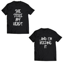 She stole my Heart Couple Shirt