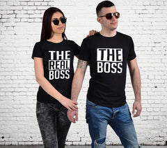 Real Boss Couple Shirt