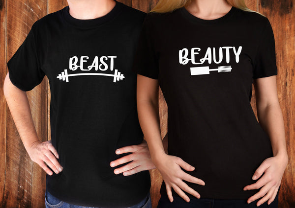 Customize Beast and Beauty Shirt