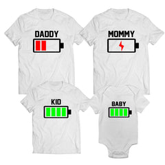 Customize Family Shirt - Batteries