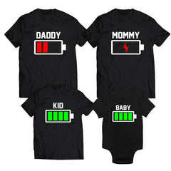 Customize Family Shirt - Batteries