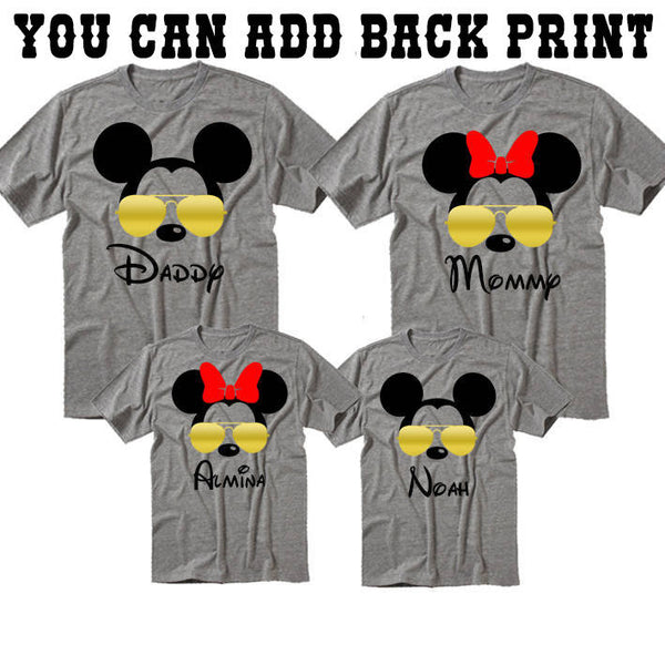 Customize Family Shirt - Mickey and Minnie_2