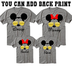 Customize Family Shirt - Mickey and Minnie_2