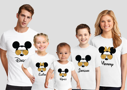 Customize Family Shirt - Mickey and Minnie_3