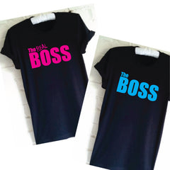 The Real Boss Couple Shirt